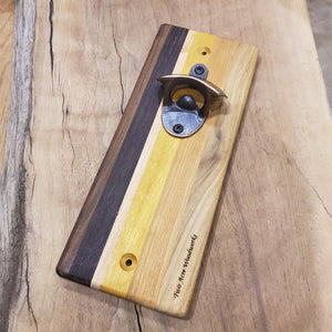 Magnetic bottle opener