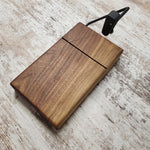 Solid walnut cheese slicers