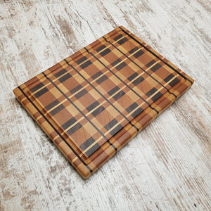 Plaid traeger cutting board.