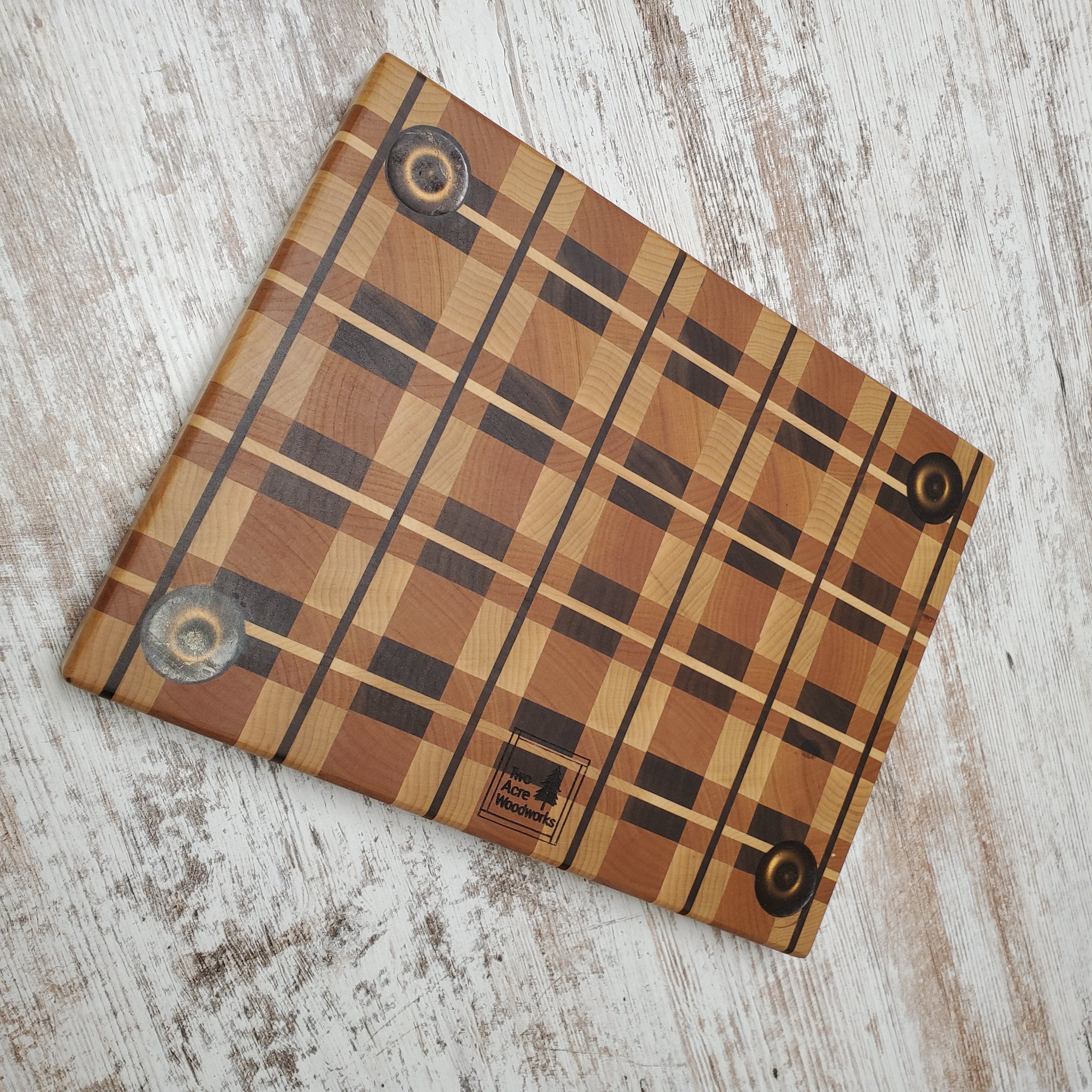 Plaid traeger cutting board.