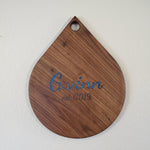 Personalized epoxy tear drops