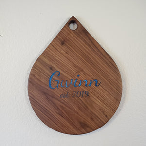 Personalized epoxy tear drops