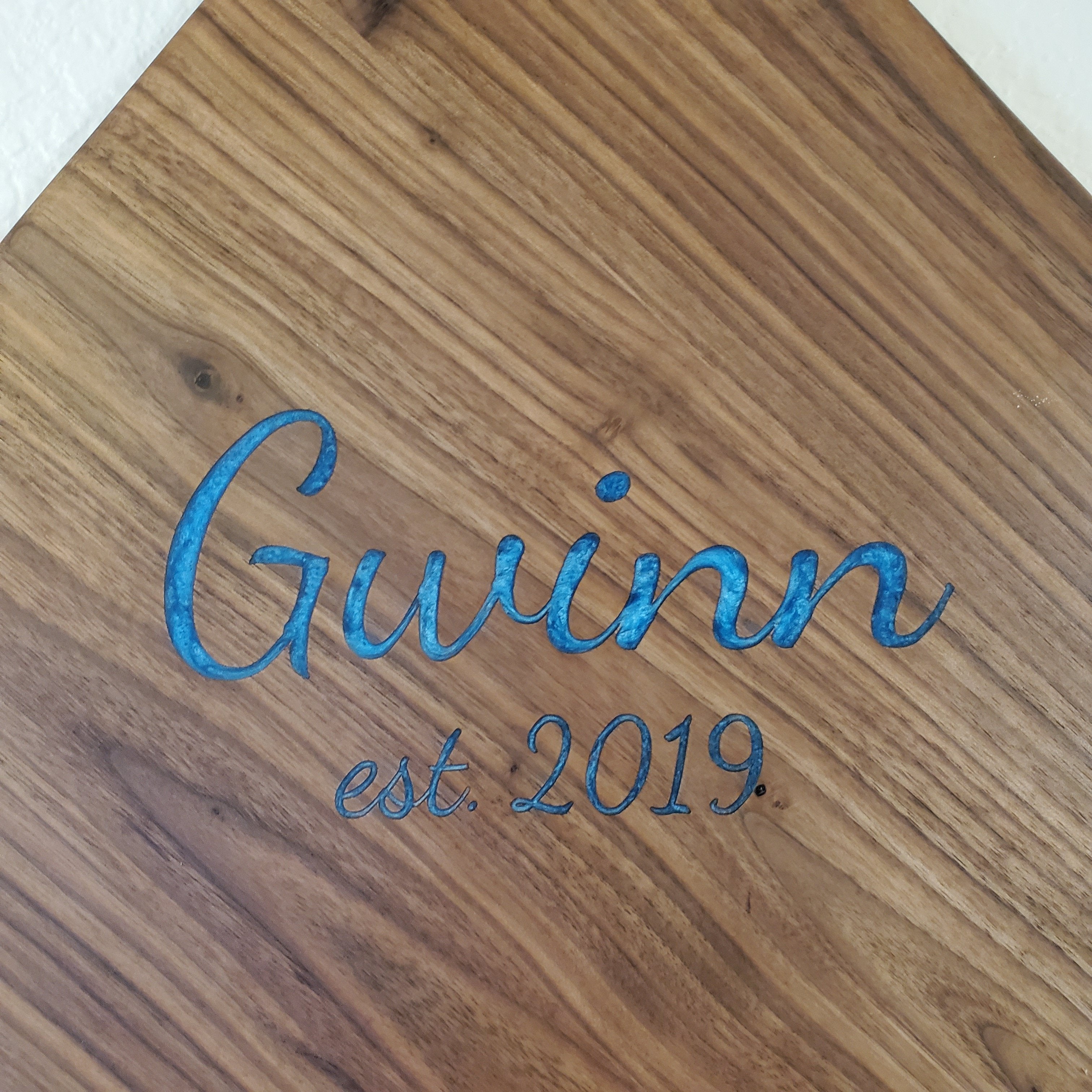 Personalized epoxy tear drops