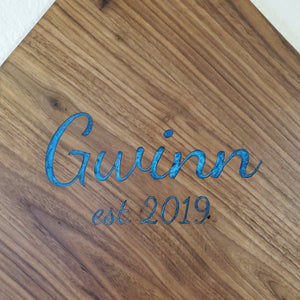 Personalized epoxy tear drops