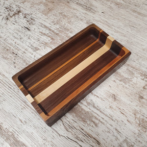 Small multi colored catch all tray