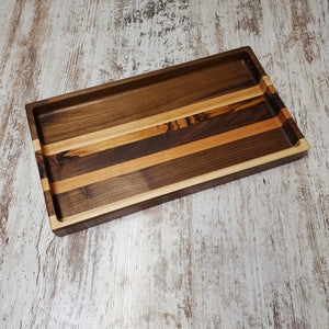 Large multi colored catch all tray