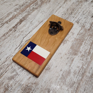 Texas flag epoxy magnetic bottle opener