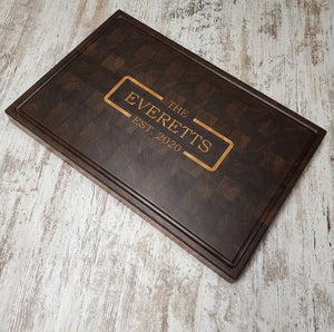 Name and year personlized cutting board (please read description carefully)