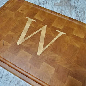 Single letter personilized cutting board