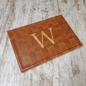 Single letter personilized cutting board